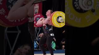 Olivia Reeves 151 kg/333 lbs!!! #olympian #weightlifting #halterofilia