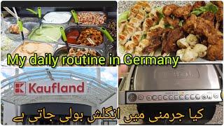 Fullday Busy Routine of A Pakistani Mom In Germany/Kaufland Shopping/Germany ki desi life