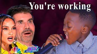 Powerful Singer Talent, Goes for Gold | America's Got Talent Audition Performance 'You're working'