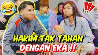 HAKIM TAK TAHAN DENGAN EKA !! - TERSEMBUR AIR HABIS !!