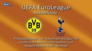 Borussia Dortmund vs Tottenham Hotspur: Press Conference with Mauricio Pochettino and Kevin Wimmer