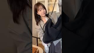 가을겨울 스웨이드백 추천 #직장인출근룩