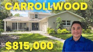 STUNNING Carrollwood Home Tour | $815,000 | Living in Tampa