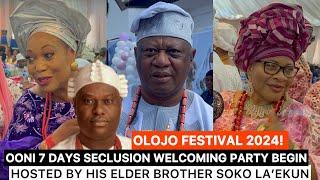 OLOJO FESTIVAL 2024! MASSIVE WELCOMING PARTY BEGIN AS OONI RETURN FROM SECLUSION AFTER 7 DAYS