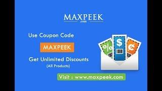 maxpeek Sarees collections use coupon code