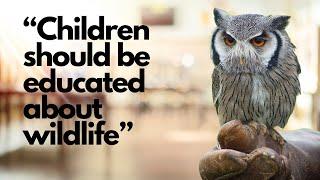 An insight into how we introduce owls to young children at school visits