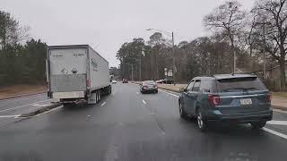 US Hwy 78 To And Through Stone Mountain From Yellow River Tuesday Jan 23rd 2024 #Stone Mountain Ga