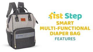 1st Step Smart Multi Functional Diaper Bag | Features | 609