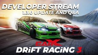 CarX Drift Racing 3 Developer Stream: 1.3.0 Update and Q&A