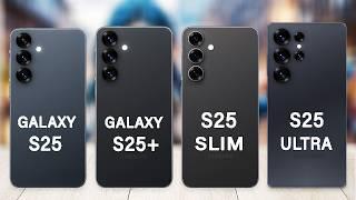 Samsung Galaxy S25 Ultra Vs Galaxy S25 Slim Vs Galaxy S25+ Vs Galaxy S25 Specs Review