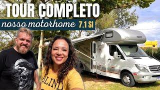 TOUR COMPLETO EM NOSSO MOTORHOME @SantoInacioMotorhomes 7.1 SI