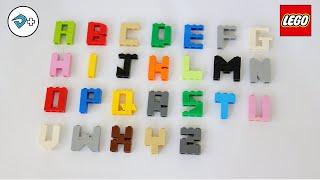 LEGO Alphabet (ABC) Tutorial