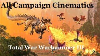 All Legendary Lords Cinematics | Total War Warhammer III