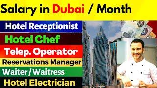 Dubai hotel job salary I Hospitality Management jobs salary uae I jobs in dubai