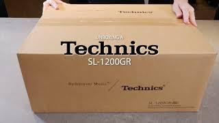 Unboxing a Technics SL-1200GR Turntable