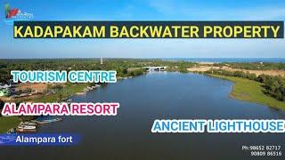 ID 1088:️4 GRND ECR BACKWATER PLOT FOR SALE KADAPAKAM !ALAMPARA RESORT TTDCLIGHTHOUSE ️MR.ASHI