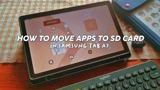 how to move apps to sd card in samsung tab a7 