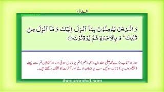 Para 1 - Juz 1 Alif Lam Mim HD Quran Urdu Hindi Translation