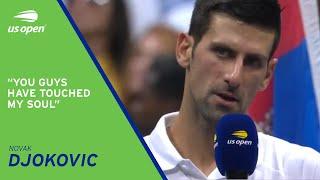 Novak Djokovic On-Court Interview | 2021 US Open Final