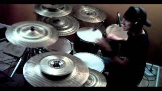 Chase Geiger playing on Saluda Cymbals
