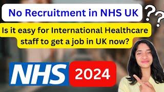 UK NHS going to stop International recruitment permanently? UK NHS JOBS UPDATE 2024#ukvisa #nhsjobs