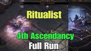 Path of Exile 2 Ritualist 4th Ascendancy Full Run Sanctum PS5
