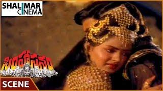 Simhasanam Movie || Krishna & Radha Love Scene || Krishna, Jayapradha || సింహాసనం