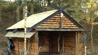 DIY Viking Roof on my Shelter