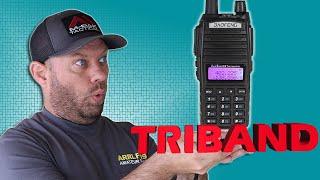 Baofeng UV-82x3 Triband Ham Radio Review and Power Testing