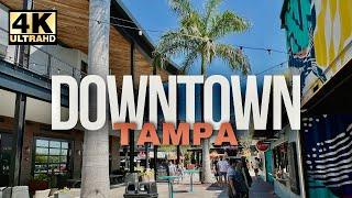 Exploring Downtown Tampa: A Walking Tour of Sparkman Wharf, Port of Tampa and more! [4K]