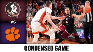 Florida State vs. Clemson Condensed Game | 2024-25 ACC Men's Basketball