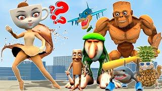 NEW BALLERINA CAPUCHINA vs ALL ITALIAN BRAINROT ANIMALS MEMES FAMILY in Garry's Mod!