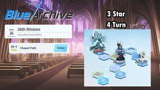 Blue Archive Global - Story Stage Normal 26-1 (3 Star & 4 Turn Clear)