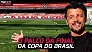 ANDRÉ HERNAN VISITA - ESTÁDIO DO MORUMBI | PALCO DA FINAL DA COPA DO BRASIL 2023