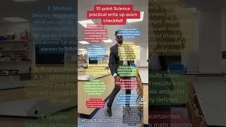 GCSE Science practical write up checklist #physics #gcsephysics #science #gcse #dance #teacher