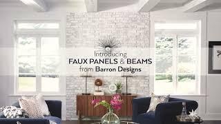 Barron Designs - Panel & Beam Installation with quick Before and After