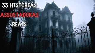 33 Histórias Assustadoras Reais de Terror - Compilado Agosto Pt.1 ao Som de Chuva