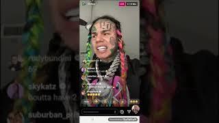 6ix9ine live instagram  new instagram record 2m views