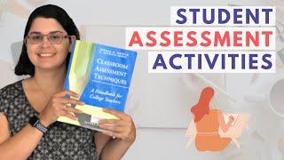 Assessment Activities For College Students | Ideas From "Classroom Assessment Techniques"