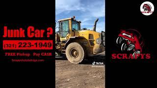 #recycle #steel #carframe#car#Scrapys Auto Salvage