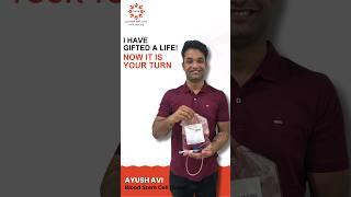 Meet our blood stem cell donor, Ayush Avi from Mumbai.