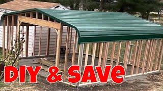 Metal Carport Ideas / How To Enclose A Metal Carport / Review