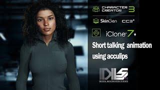 CGI Cinematic Short Iclone 7 & CC3 Animation - Talking animation using acculips.  | DISfxs