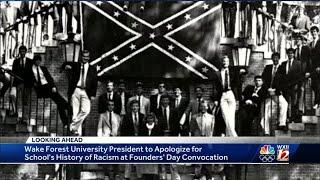 Wake Forest University apologizes for history of racism