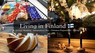 Finland Vlog #17  Grocery Shopping with Prices | Preparing for Christmas | Independence Day