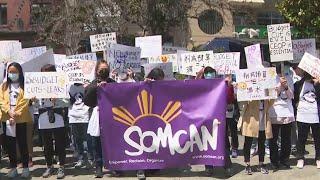 San Francisco Chinatown SRO residents rally against proposed budget cuts