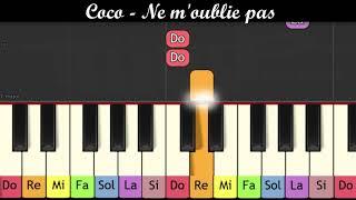 Coco - Ne m'oublie pas (piano très facile pour enfant ou débutant)