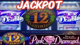 Jackpot Handpay Pink Diamond Old School * 12 Times Pay Slot Play