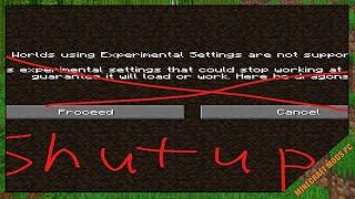 Shutup Experimental Settings! Mod 1.16.5 Download - How to install it for Minecraft PC