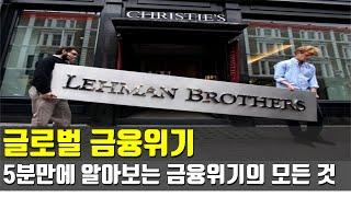 [5분 지식] 글로벌 금융위기 - 리먼브라더스 파산 [부동산 폭락과 서브프라임 모기지]